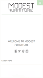 Mobile Screenshot of modestfurniture.com