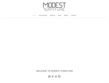 Tablet Screenshot of modestfurniture.com